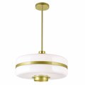 Cwi Lighting 1 Light Down Pendant With Pearl Gold Finish 1143P16-1-270